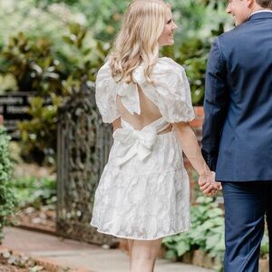 Bardot Off White Dress